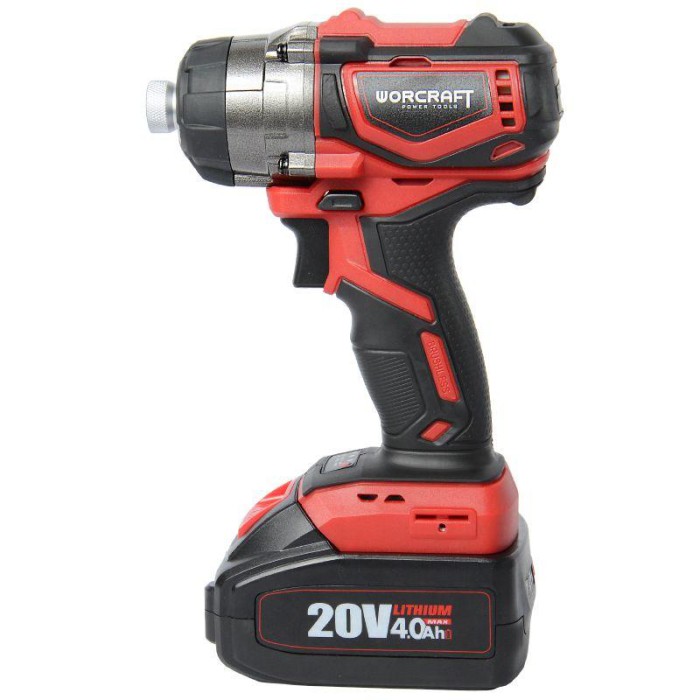 Акумуляторний ударний гайковерт Worcraft CIS-S20LiB, 20, Li-ion, 0-3000 об/хв, 190 Нм, LED підсвічування Акумуляторний ударний гайковерт Worcraft CIS-S20LiB, 20, Li-ion, 0-3000 об/хв, 190 Нм, LED підсвічування