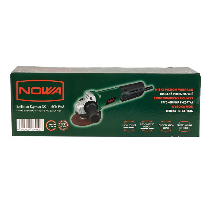 Кутова шліфмашина NOWA SK 1150h Profi (125 мм, 1150 Вт)