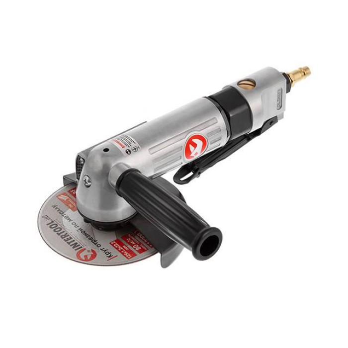 Кутова шліфувальна пневматична INTERTOOL PT-1201, діаметр круга 115 мм