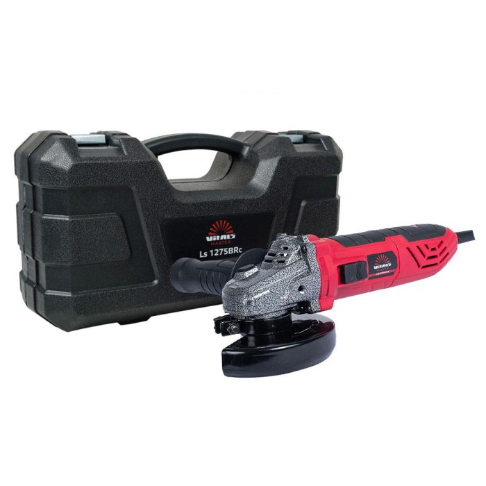 Кутова шліфувальна машина (болгарка) Vitals Master Ls 1275BRc, 750 Вт, 12000 об/хв, диск 125 мм, вага 2.2 кг