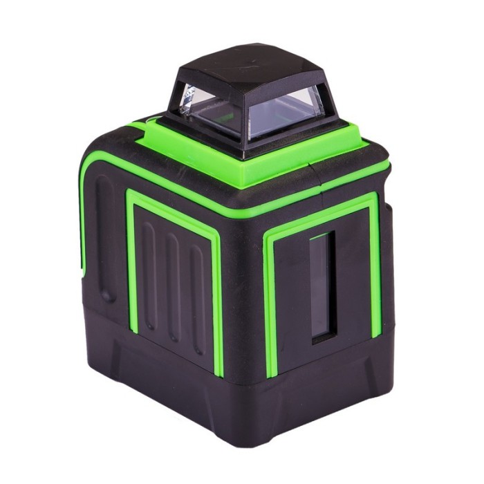 Рівень лазерний MASTERTOOL 30-1906, H360+V, 2 лазерні головки GREEN, 0.2 мм/м, 10м, Li-ion, сумка