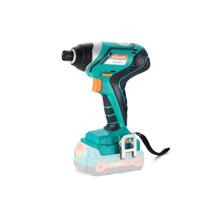 Гвинтоверт ударний акумуляторний Sturm CD3220CLS, 20 В, без АКБ та ЗУ, 1/4 Ніх, 150 Нм Гвинтоверт ударний акумуляторний Sturm CD3220CLS, 20 В, без АКБ та ЗУ, 1/4 Ніх, 150 Нм