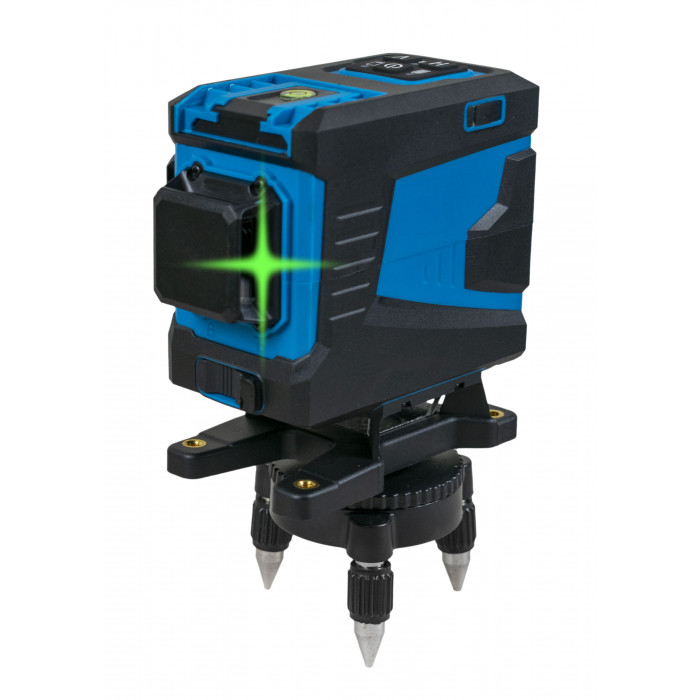 3D линейный лазерный нивелир KRAISSMANN 12 3D-LLG 25 RG (зеленый луч) Профессиональная линия