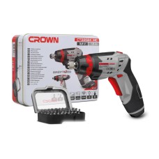 Акумуляторна викрутка CROWN CT22024 MC (набір насадок, підсвічування, кейс)