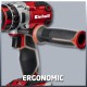 Акумуляторний шуруповерт ударний Einhell TE-CD 18 Li-I Brushless Solo бесщеточ, без акк., 18 В, 60 Нм, 2 шв