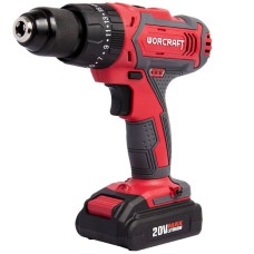 Акумуляторний шуруповерт ударний Worcraft CD-20LiH, 20, 1550 об/хв, LED підсвічування, кейс, 2 акк.,