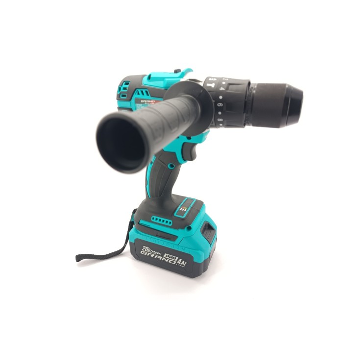 Акумуляторний ударний шуруповерт Grand ДА-20/13 UBL, без АКБ та ЗП, безщітковий двигун, 75 Нм, 2 швидкості Акумуляторний ударний шуруповерт Grand ДА-20/13 UBL, без АКБ та ЗП, безщітковий двигун, 75 Нм, 2 швидкості