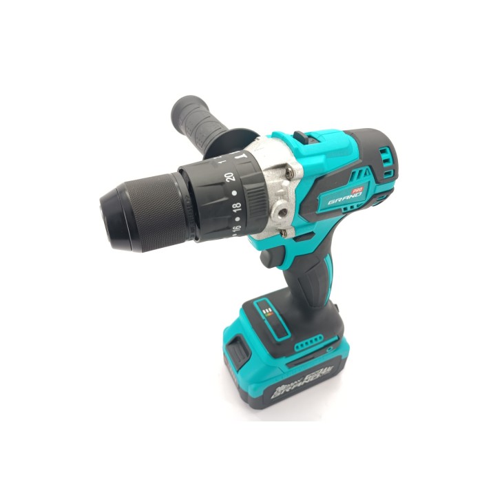 Акумуляторний ударний шуруповерт Grand ДА-20/13 UBL, без АКБ та ЗП, безщітковий двигун, 75 Нм, 2 швидкості Акумуляторний ударний шуруповерт Grand ДА-20/13 UBL, без АКБ та ЗП, безщітковий двигун, 75 Нм, 2 швидкості