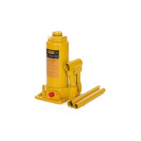 Домкрат гидравлический бутылочный 5т (высота подъема 200-405мм) в кейсе СИЛА