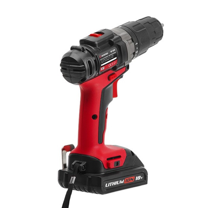 Дриль-шуруповерт акумуляторна INTERTOOL WT-0328, Li-Ion 18В, 35Nm, 2 швидкості, 0-400/0-1500об/хв, 2 акк., Дриль-шуруповерт акумуляторна INTERTOOL WT-0328, Li-Ion 18В, 35Nm, 2 швидкості, 0-400/0-1500об/хв, 2 акк.,