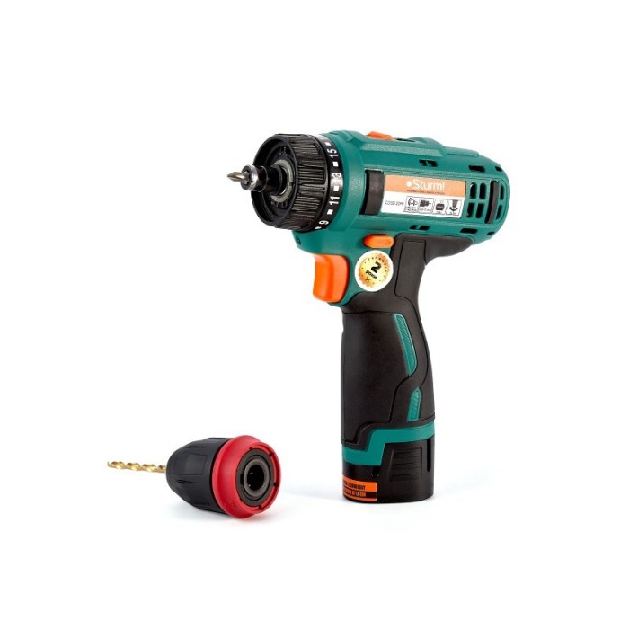 Дриль-шуруповерт акумуляторна Sturm CD3212DFR (швидкознімний патрон, DFR)