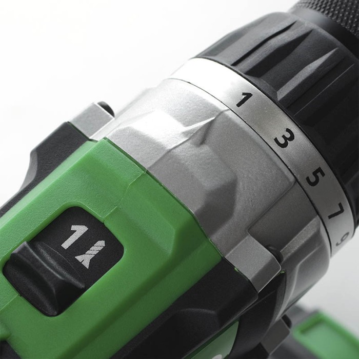 Дрель-шуруповерт бесщеточный APRO 20В, 2А, 20DB, 2 АКБ, ЗУ, кейс