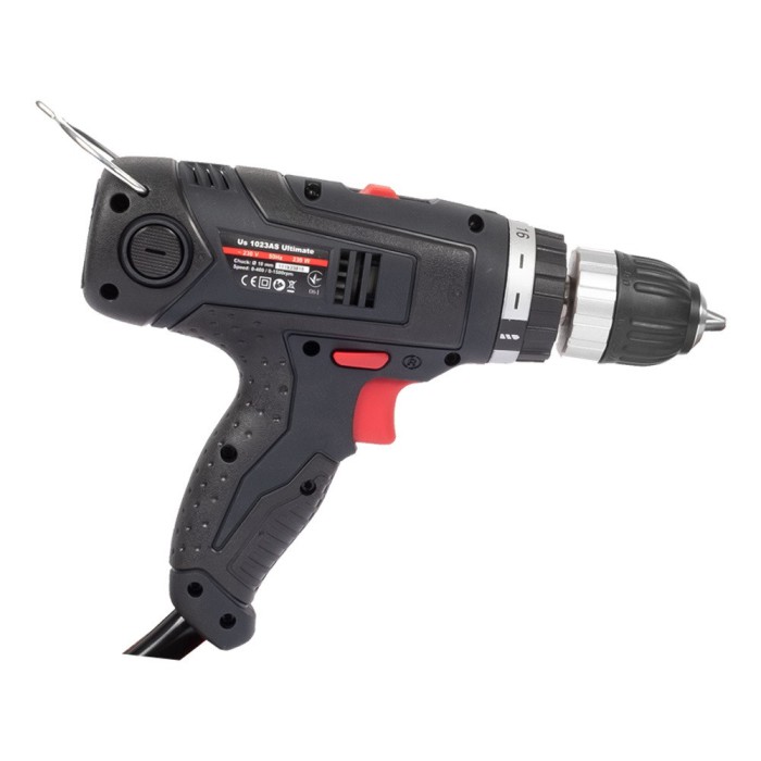 Дрель-шуруповерт электрический Vitals Professional Us 1023AS Ultimate, 230 Вт, 35 Нм, 2 скорости, 16 ступеней