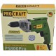 Дриль Procraft PS-800 PRO безударний, 800 Вт, 2800 об/хв, швидкозатискний патрон