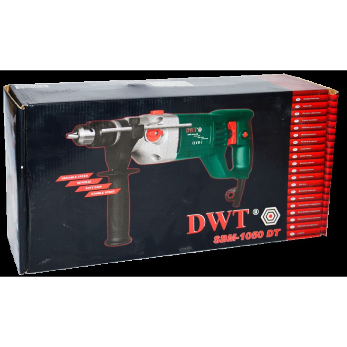 Дрель ударная DWT SBM-1050 DТ двухскоростная, 1050 Вт