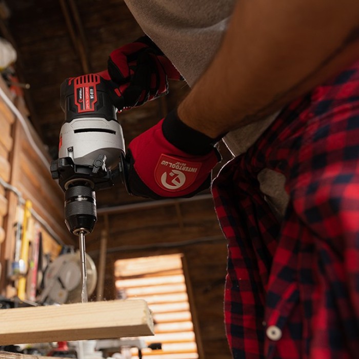 Дриль ударний INTERTOOL WT-0119, 900Вт, 0-2800об/хв,1.5-13 мм, метал. корпус редуктора, швидкозатискний патрон Дриль ударний INTERTOOL WT-0119, 900Вт, 0-2800об/хв,1.5-13 мм, метал. корпус редуктора, швидкозатискний патрон