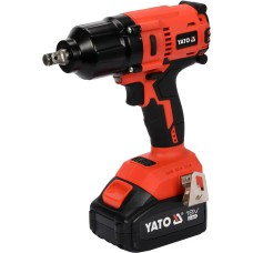 Гайковерт ударний акумуляторний безщітковий YATO YT-82806 (Li-Ion 18 В 3 А·год 700 Нм 1/2" + кейс)