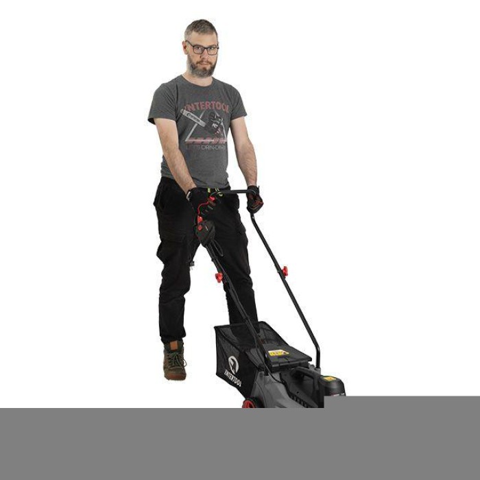 Газонокосарка електрична INTERTOOL DT-2260, 1.2 кВт, ширина захвату 320 мм, висота зрізу 27/45/52 мм