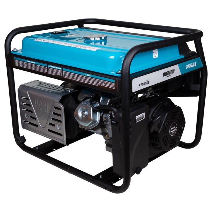 Генератор бензиновий 3.5/4.0 кВт 4-тактний ручний запуск SIGMA (5710431)