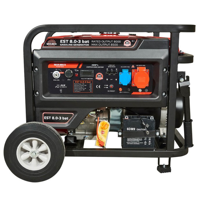 Генератор бензиновий Vitals Master EST 8.0-3 bat НОВИНКА