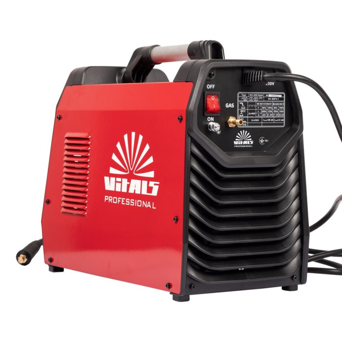 Инверторный сварочный аппарат Vitals Professional MIG 2000 Digital, 7.2 кВА, MIG/ММА, сварочный ток 30-200 А