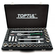 Комбинированный набор инструментов TOPTUL GCAD4601, 1/2" (дюйм+метр.) 46ед.
