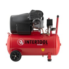 Компресор INTERTOOL PT-0004, 50 л, 2.23 кВт, 220 В, 8 атм, 354 л/хв, 2 циліндра