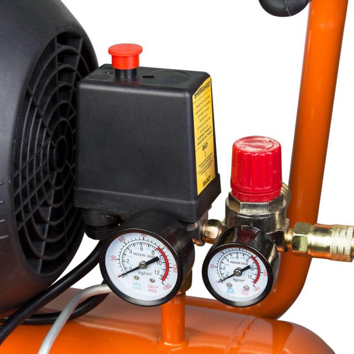 Компресор V 2.5 кВт 435л/хв 8бар 50 л (2 крани) GRAD (7043945)