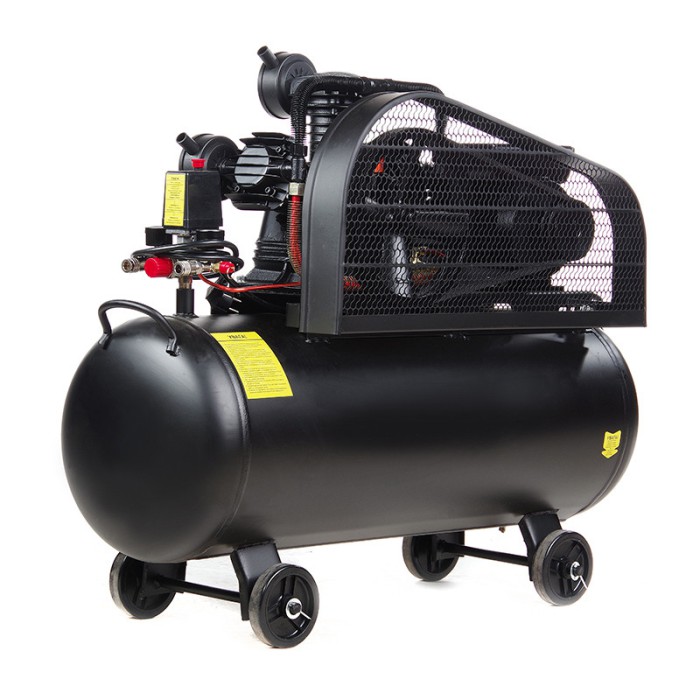 Компресор трициліндровий ремінний OFBD-100X 8Бар 3.0 кВт 530 л/хв 100 л (2 крани) + Олія 0,8 л APRO