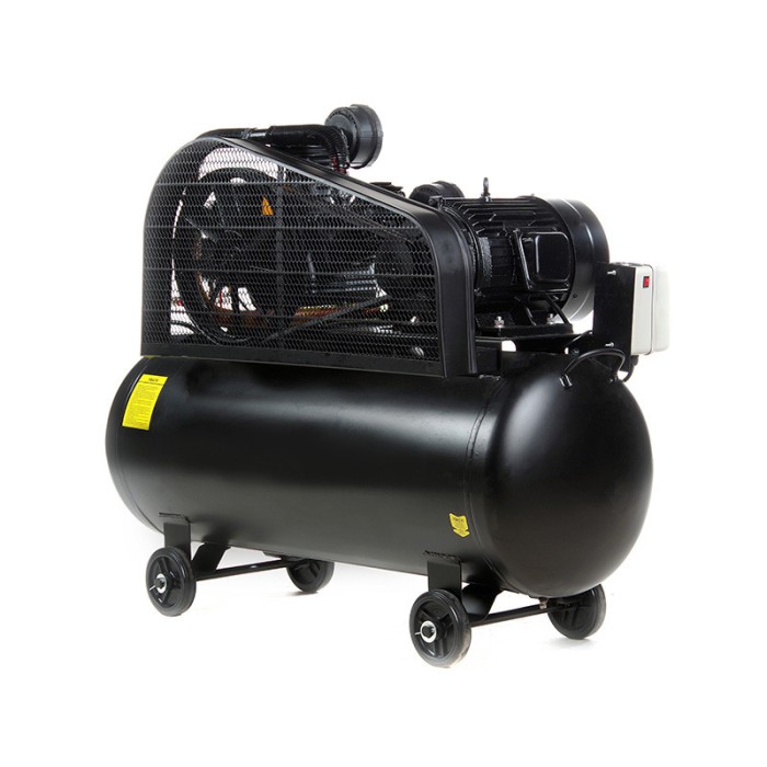 Компресор трициліндровий ремінний OFBD-200X 8Бар 7.5 кВт 1050 л/хв 200 л 380 В (2 крани) + Олія 1 л APRO