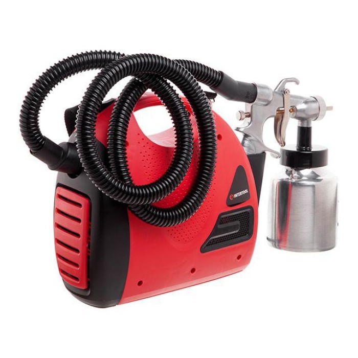 Електричний Краскопульт INTERTOOL DT-5060, HVLP 600 Вт., форсунка 1.8 мм, бачок 1л., 450-550 мл/хв