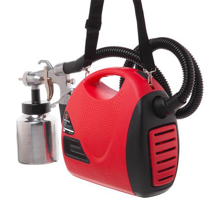 Електричний Краскопульт INTERTOOL DT-5060, HVLP 600 Вт., форсунка 1.8 мм, бачок 1л., 450-550 мл/хв