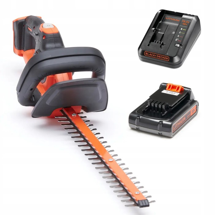 Кусторез аккумуляторный Black+Decker GTC36552PC-QW, Li-Ion 36 В 2 А/час шина 55 cм шаг зуба 22 мм + АКБ и ЗУ