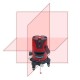 Лазерный осепостроитель 5 линий 1H/4V (красный луч) PROTESTER LL605R