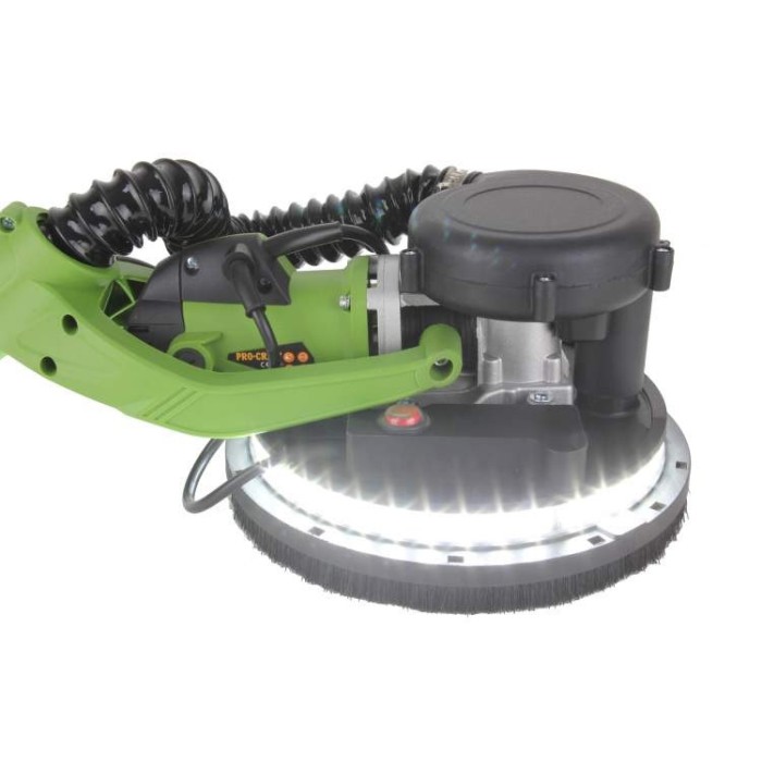 Машина шліфувальна PROCRAFT EX-1050 для стін і стелі, 1050 Вт, 800-1700 об/хв, пилосос, LED підсвічування