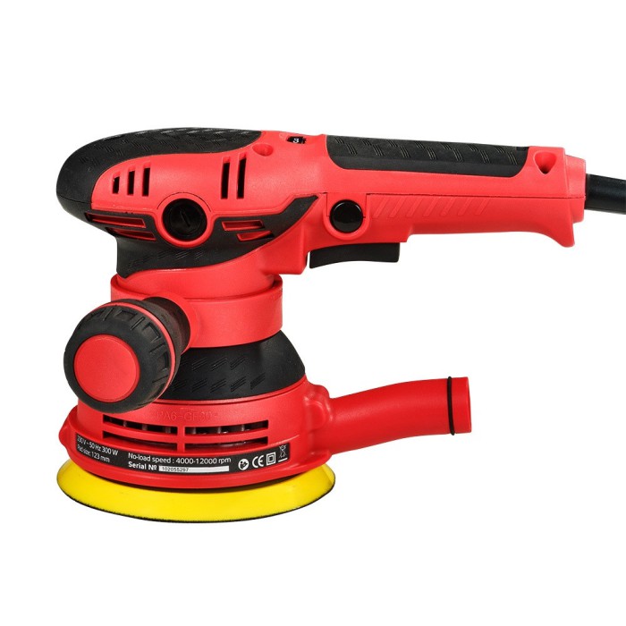 Шліфмашина ексцентрикова (орбітальна) Vitals Master Os 30125Sv, 300 Вт, 12000 об/хв, діаметр круга 125 мм