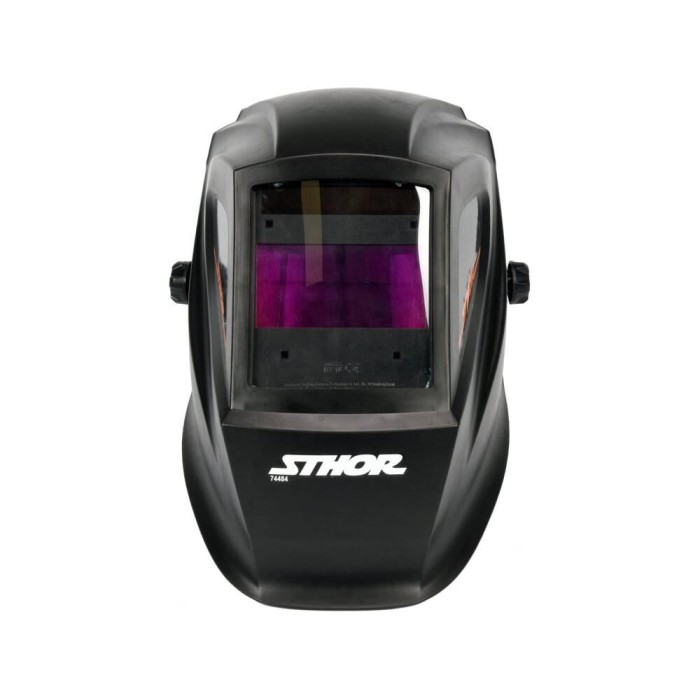 Маска зварювальника з автозатемненным світлофільтром 100 х 50 мм STHOR 74484