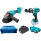 Набір акумуляторних інструментів Grand у кейсі: болгарка МШУ-20BL/PRO; шуруповерт ДА-20/13 UBL