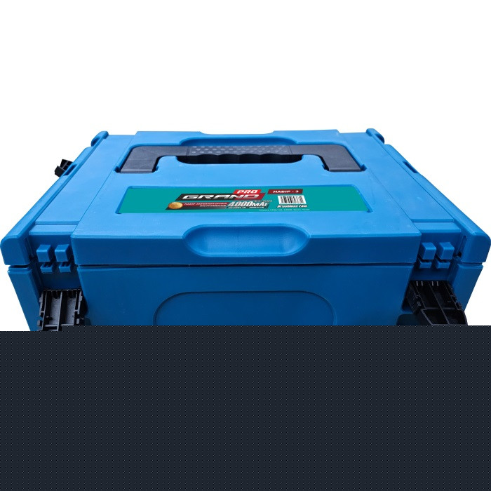 Набір акумуляторних інструментів Grand у кейсі: болгарка МШУ-20BL/PRO; шуруповерт ДА-20/13 UBL