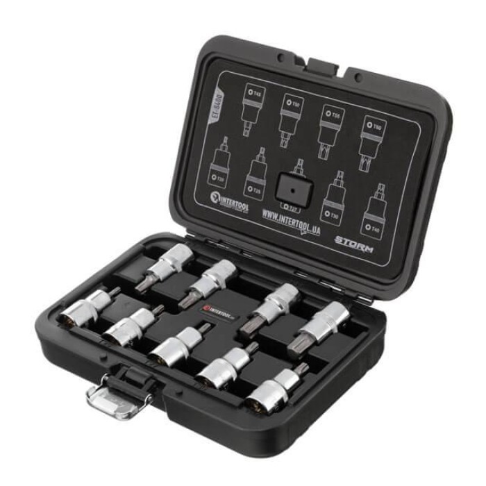 Набір біт INTERTOOL ET-8400, TORX 1/2