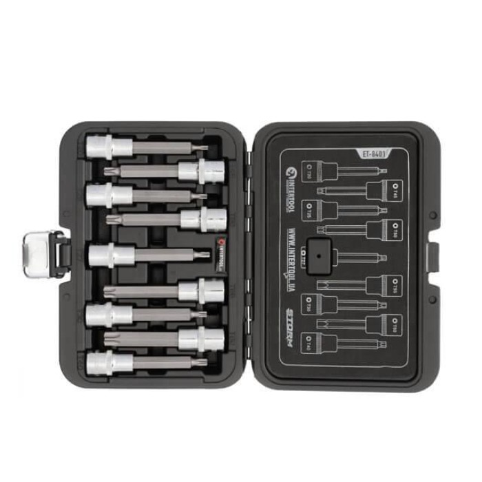 Набір біт INTERTOOL ET-8401, TORX 1/2