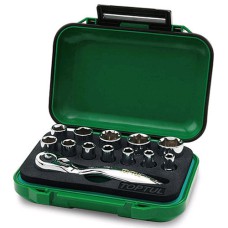 Набор головок с трещоткой TOPTUL GABW1301, 1/4" 13ед.
