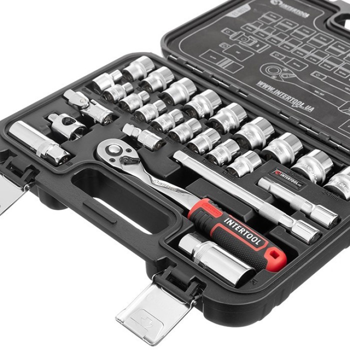 Набір інструментів INTERTOOL ET-8026, 3/8