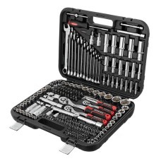 Набір інструментів INTERTOOL ET-8219, 1/2" & 3/8" & 1/4", 219ед., Cr-V STORM