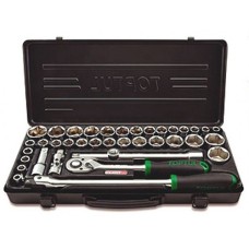 Набор инструментов для авто TOPTUL GBB38190, 1/2" (дюйм+метр.) 38ед.