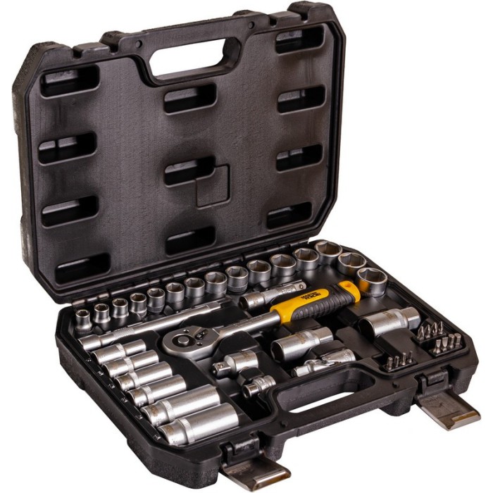 Набір ключів і насадок торцевих MASTERTOOL 78-3039, CRV 3/8