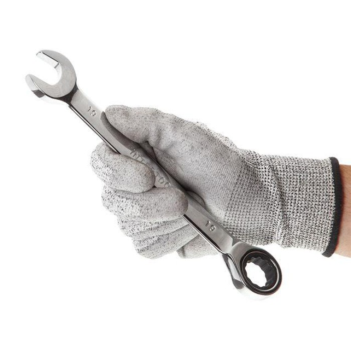 Набір ключів комбінованих з храповим механізмом 6од. 8-19мм, Cr-V; PROF DIN3113 INTERTOOL XT-1302