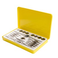 Набір мітчиків та плашок MASTERTOOL 15-1420, 20 ел.