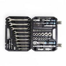 Набір насадок з гайковими ключами CrV ¼, ½ ( 90Т) (82 шт) APRO 251482 Набір насадок з гайковими ключами CrV ¼, ½ ( 90Т) (82 шт) APRO 251482