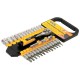 Набор насадок торцевых MasterTool 78-1428, PROFI CrV 1/4”  4-14 мм, трещотка 72Т, 28 шт.